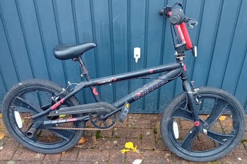 Bike number BMX-01.