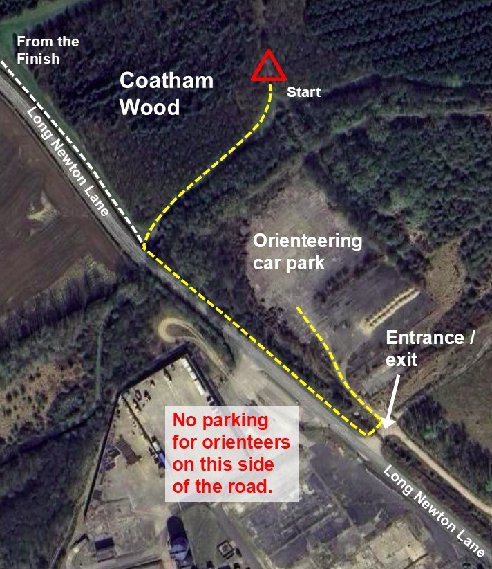 Map showing the event layout.